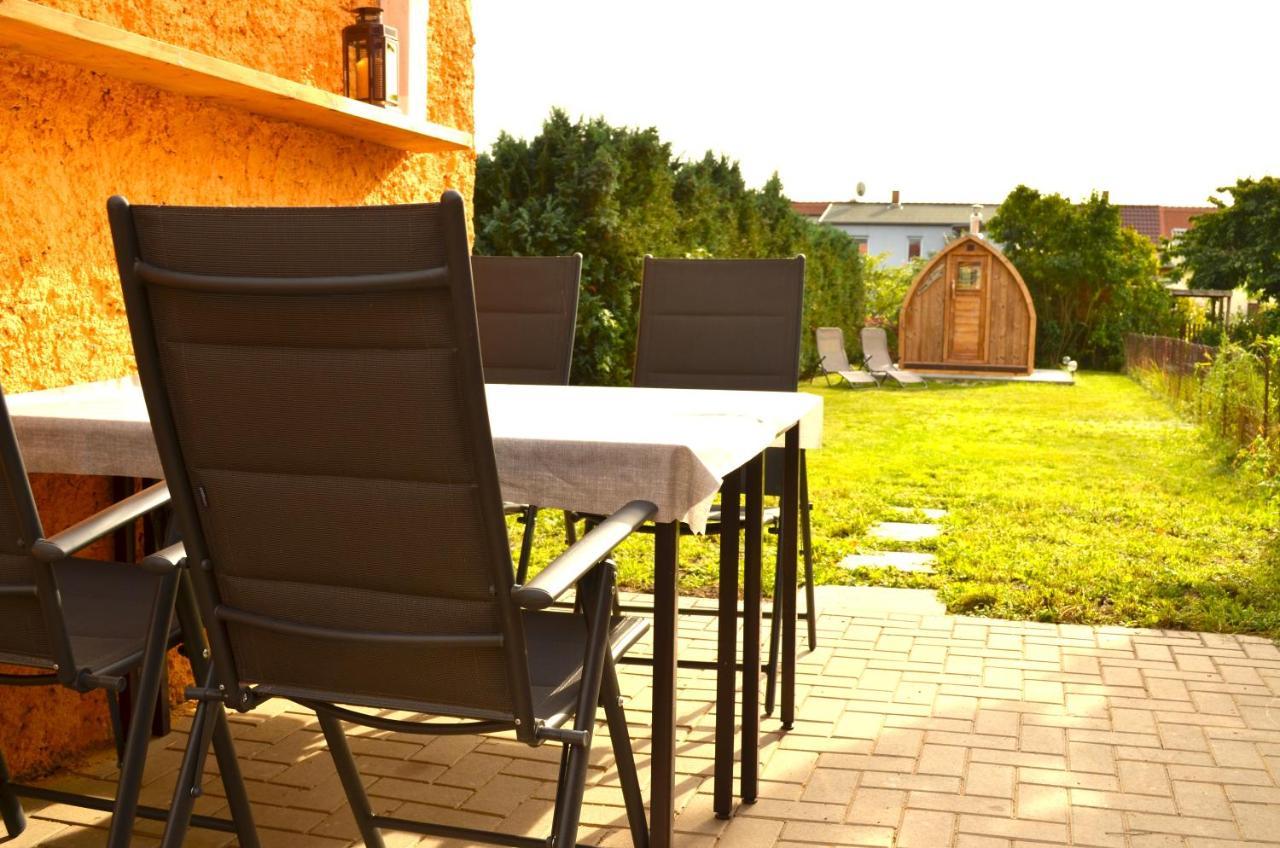 Lehmhaeuschen Mit Sauna Tangermuende Luaran gambar