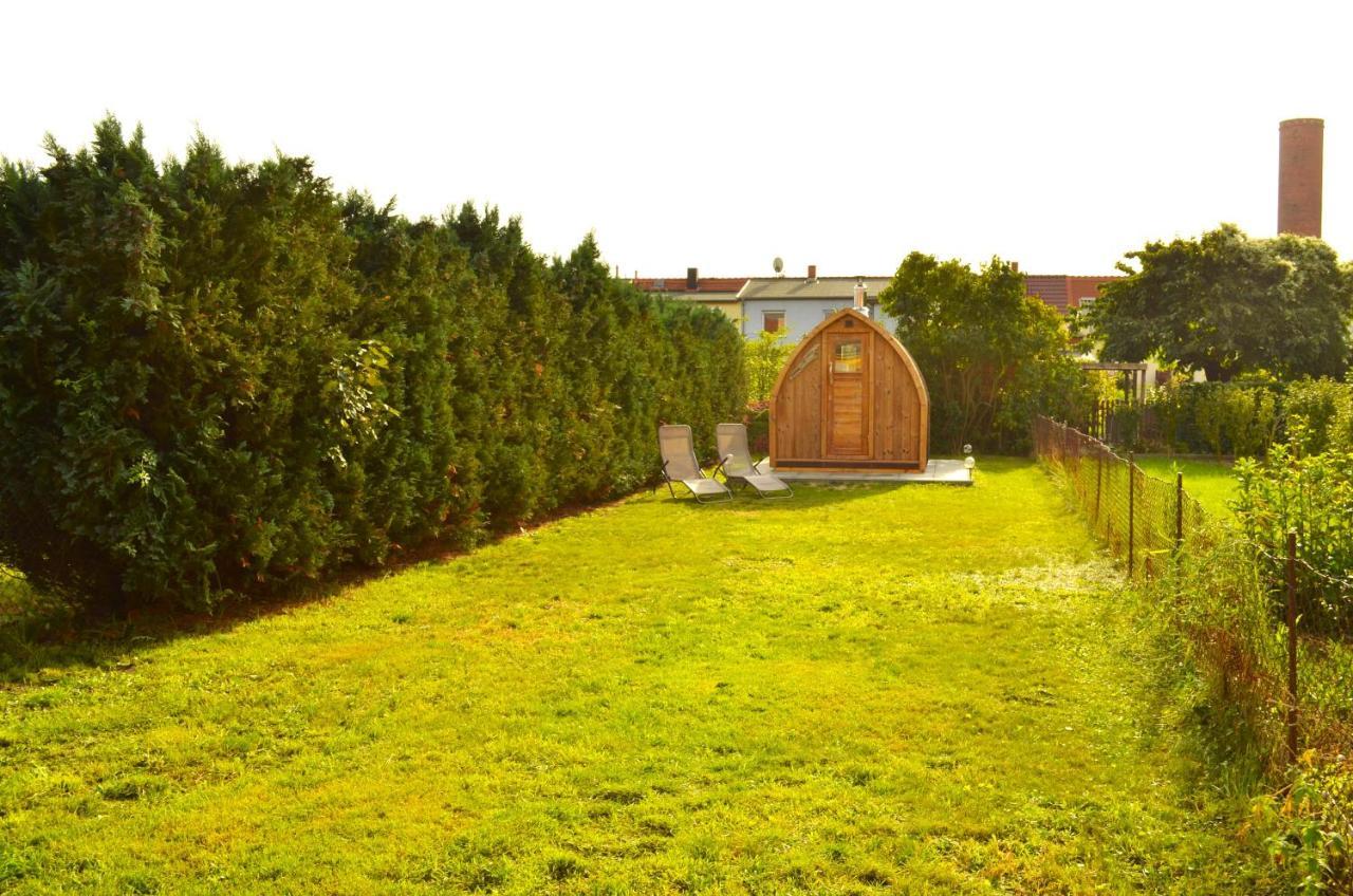 Lehmhaeuschen Mit Sauna Tangermuende Luaran gambar
