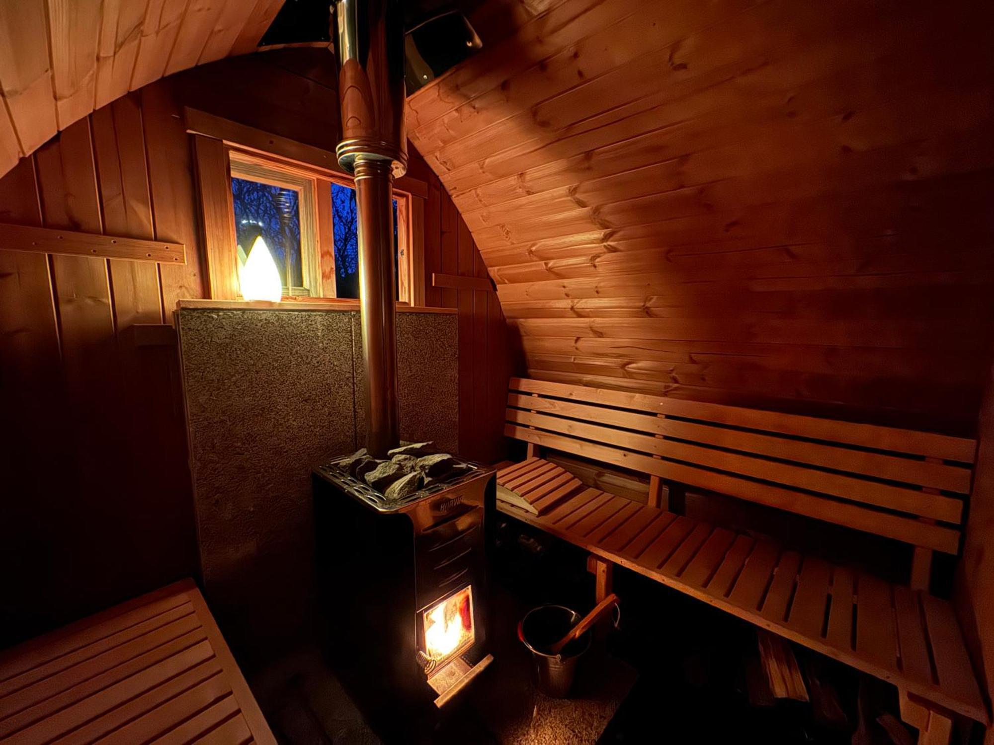 Lehmhaeuschen Mit Sauna Tangermuende Luaran gambar