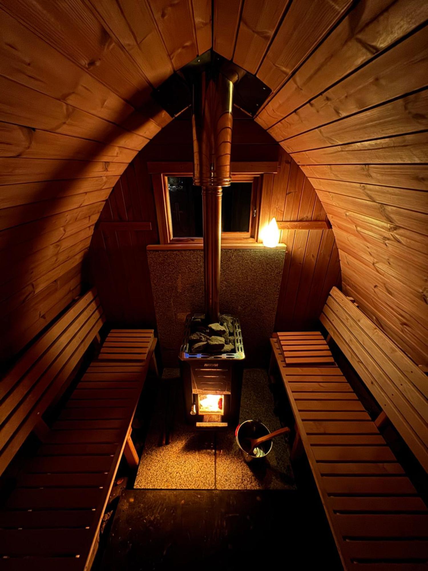 Lehmhaeuschen Mit Sauna Tangermuende Luaran gambar